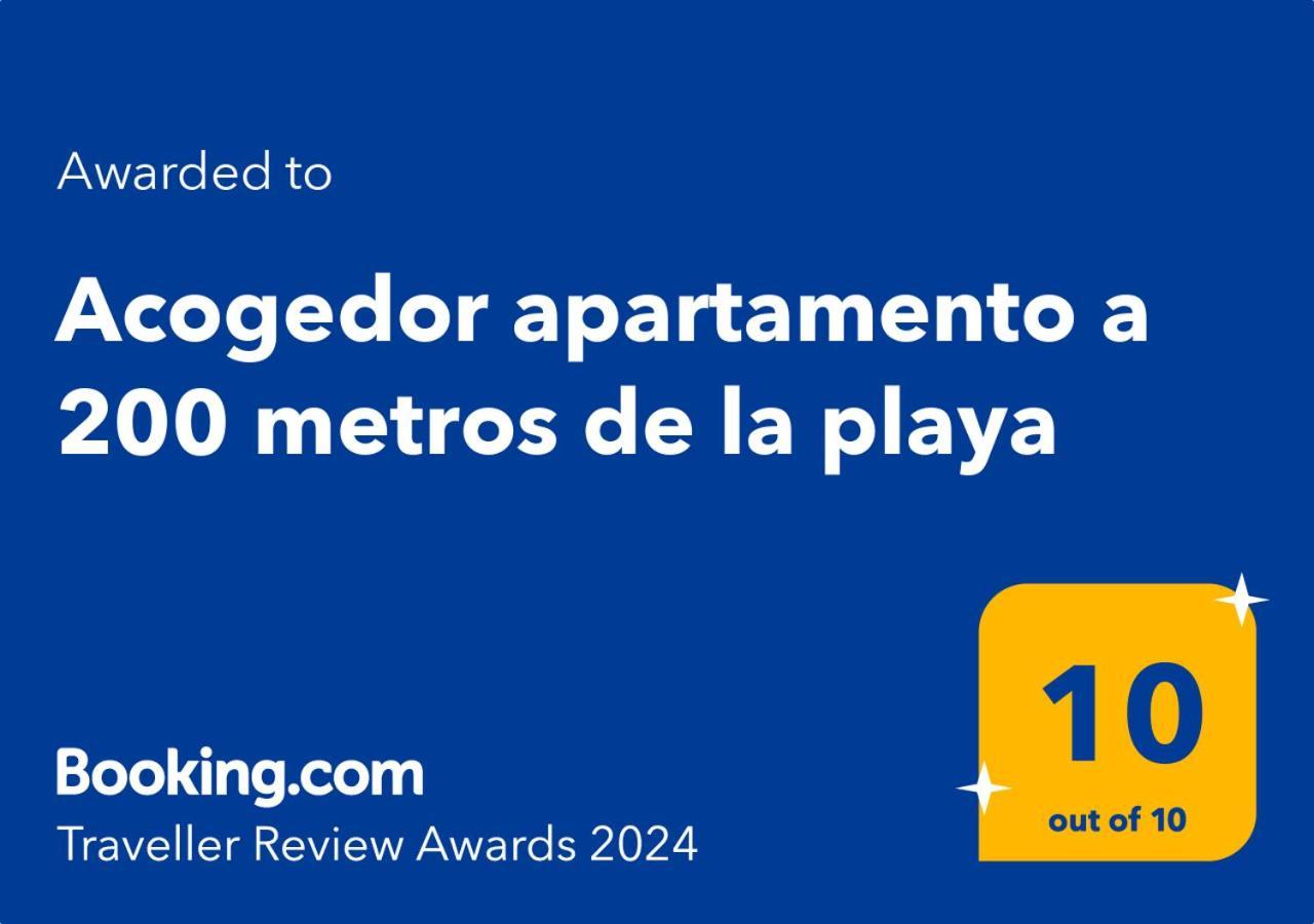 Apartamento "Balcon Del Parchis" A 200 Metros De La Playa 希洪 外观 照片