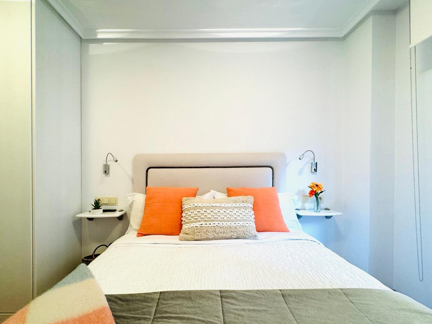 Apartamento "Balcon Del Parchis" A 200 Metros De La Playa 希洪 外观 照片