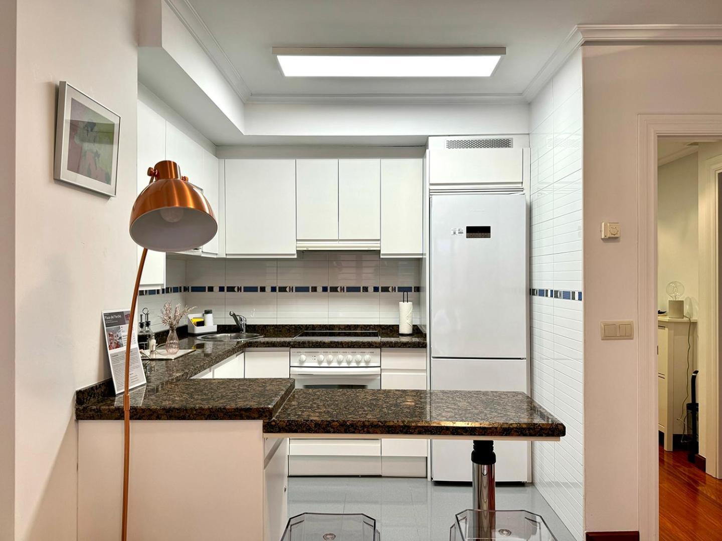 Apartamento "Balcon Del Parchis" A 200 Metros De La Playa 希洪 外观 照片
